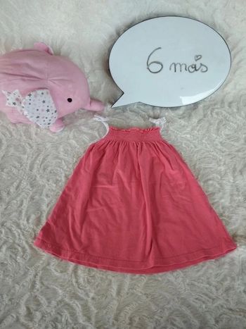 Robe été Fille 6 mois Grain de blé 100% coton