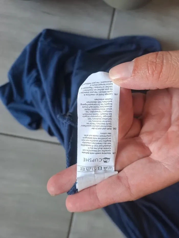 Combi pantalon bleu marine Taille M (38) - photo numéro 8