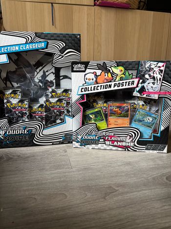 Classeur + poster foudre noire Pokémon