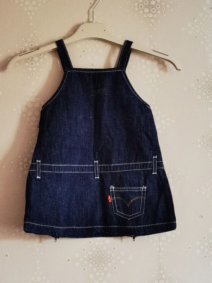 D1650 - robe en jeans taille12 mois - photo numéro 2