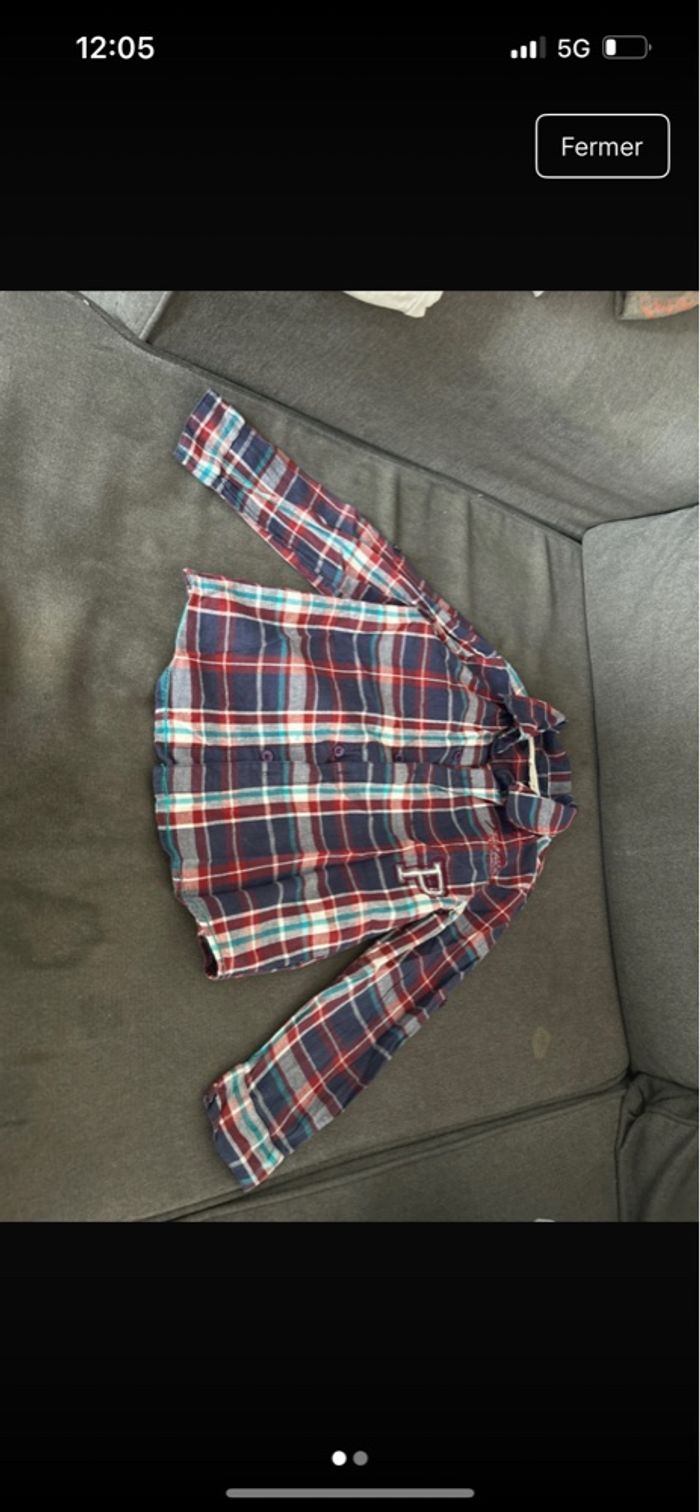 Chemise manches longues 6ans - photo numéro 2