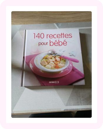Livre cuisine bebe
