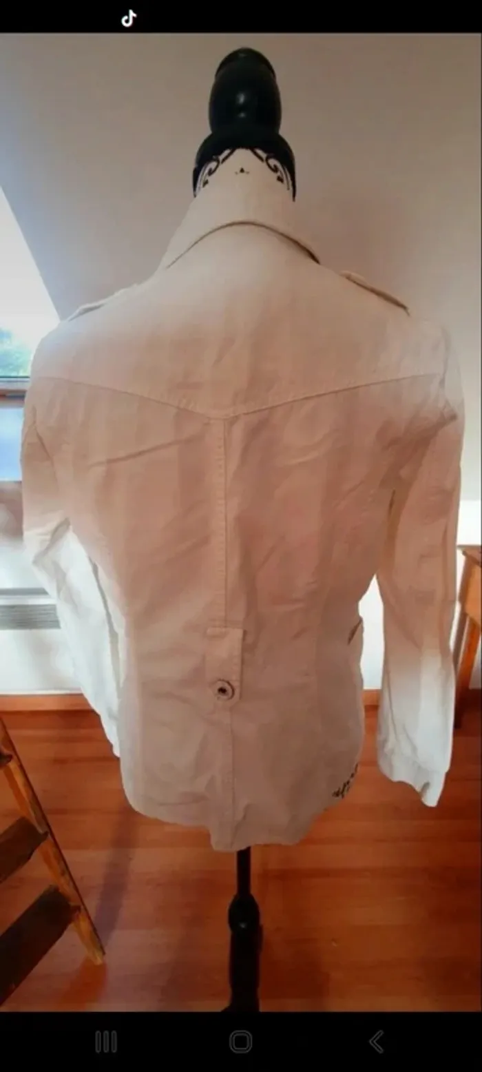 Veste imitation jeans - photo numéro 2