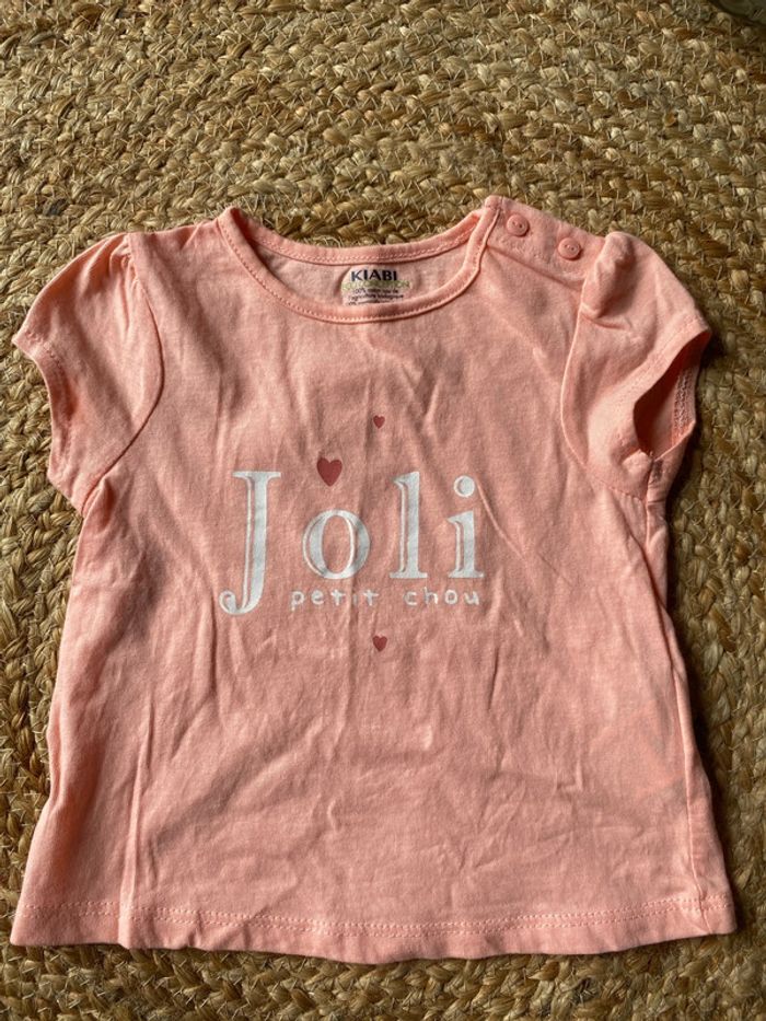 Tee shirt fille 9 mois - photo numéro 2