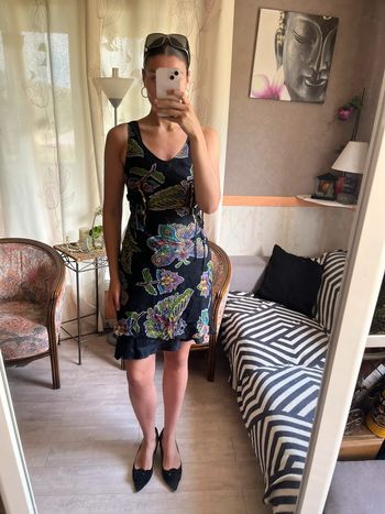 Robe corset capri asymétrique coquette vintage bohème champêtre country western
