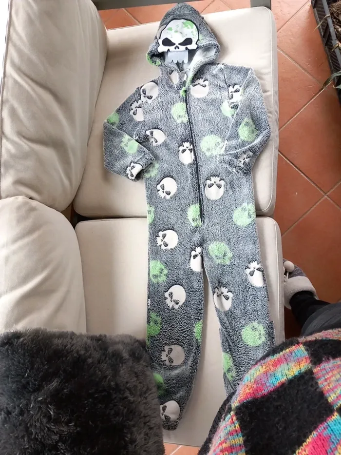 Pyjama chaud une pièce /onésie - photo numéro 2