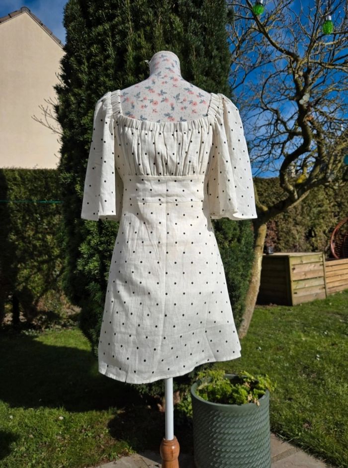 Robe courte imprimé petits pois taille S - photo numéro 2