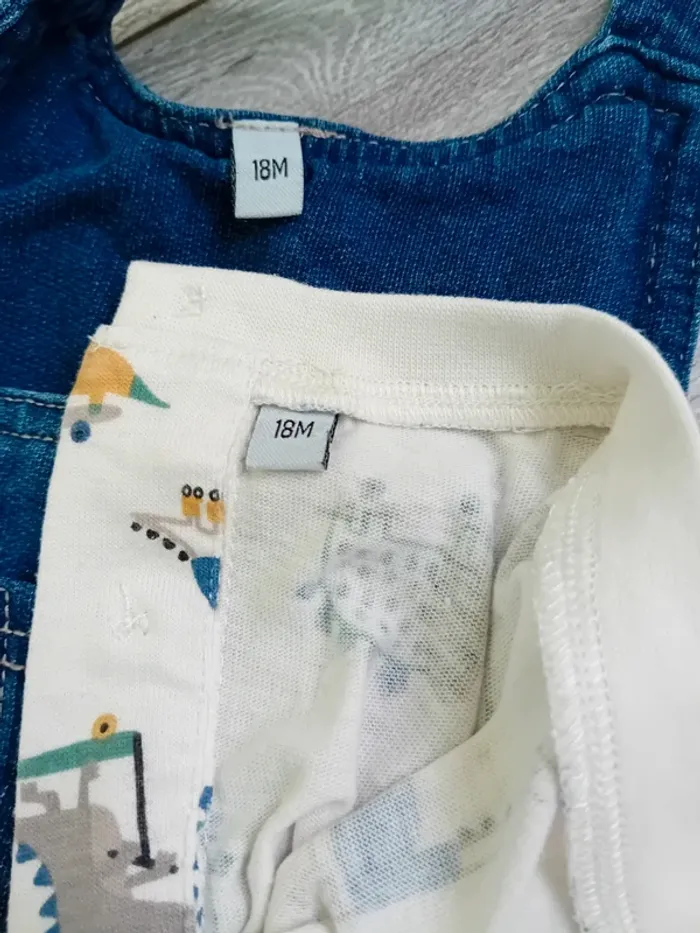 Ensemble garçon T18 mois dinosaures - photo numéro 3