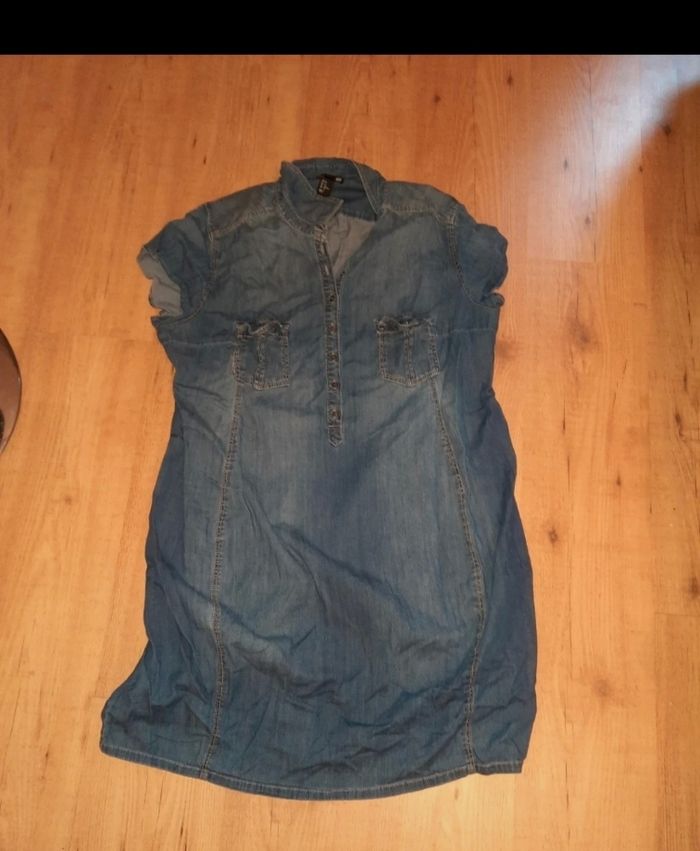 Robe jean de grossesse