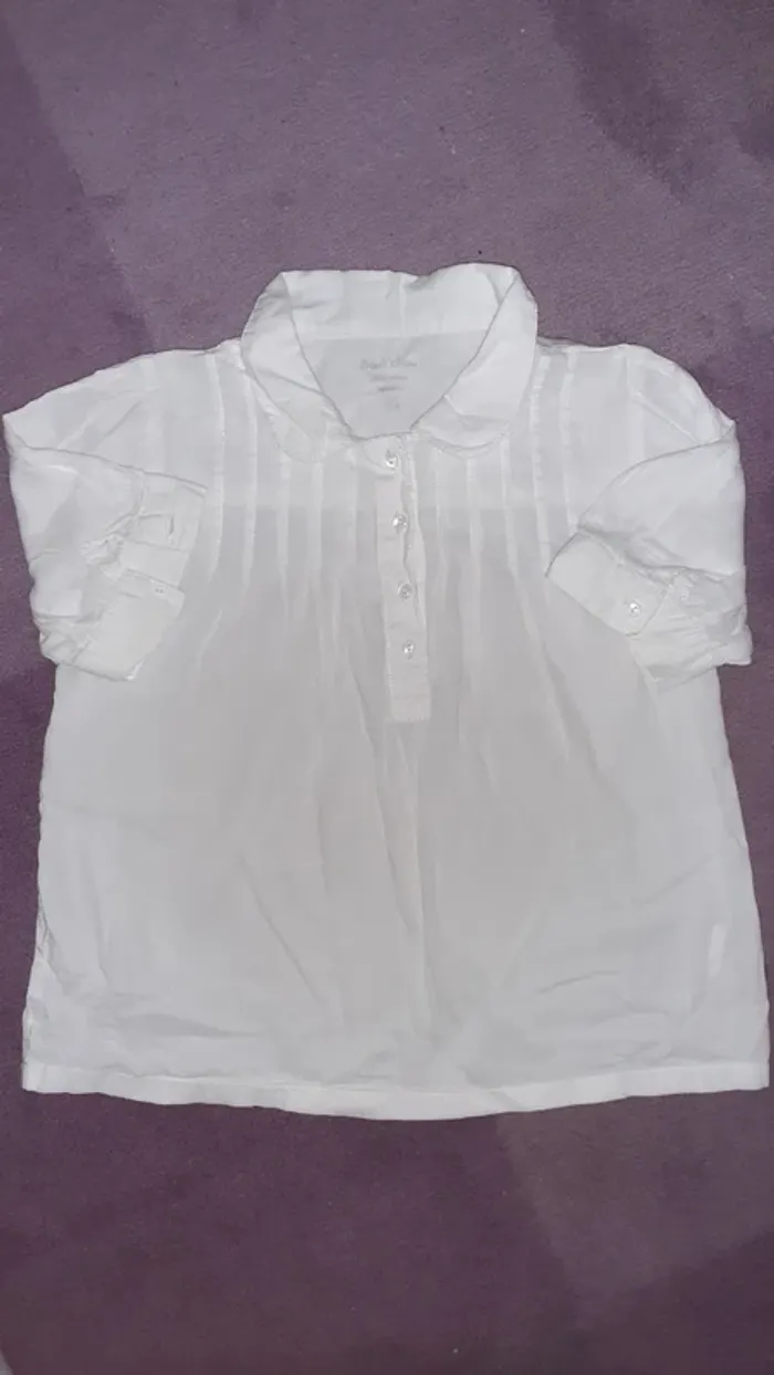 Chemise manche courte blanche