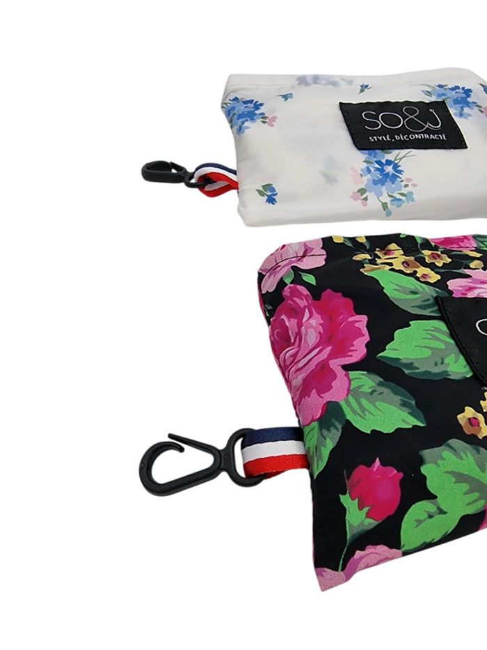 So&J lot 2 sacs de course pliables * conception Française * - photo numéro 2