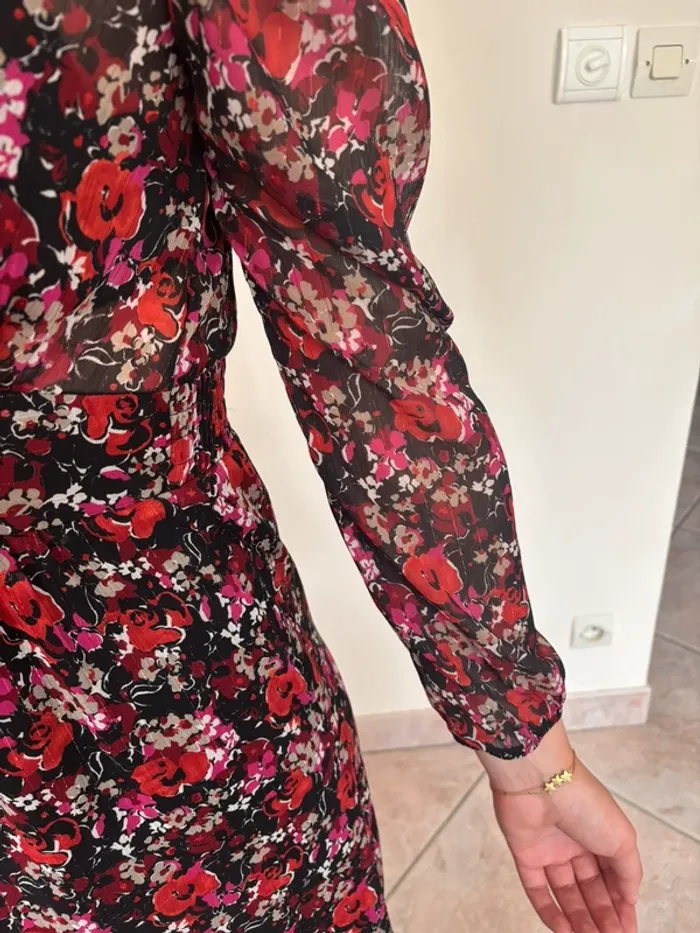 robe longue fleuries Morgan taille 36 - photo numéro 3