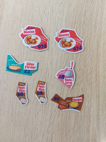Lot de magnets Le Gaulois