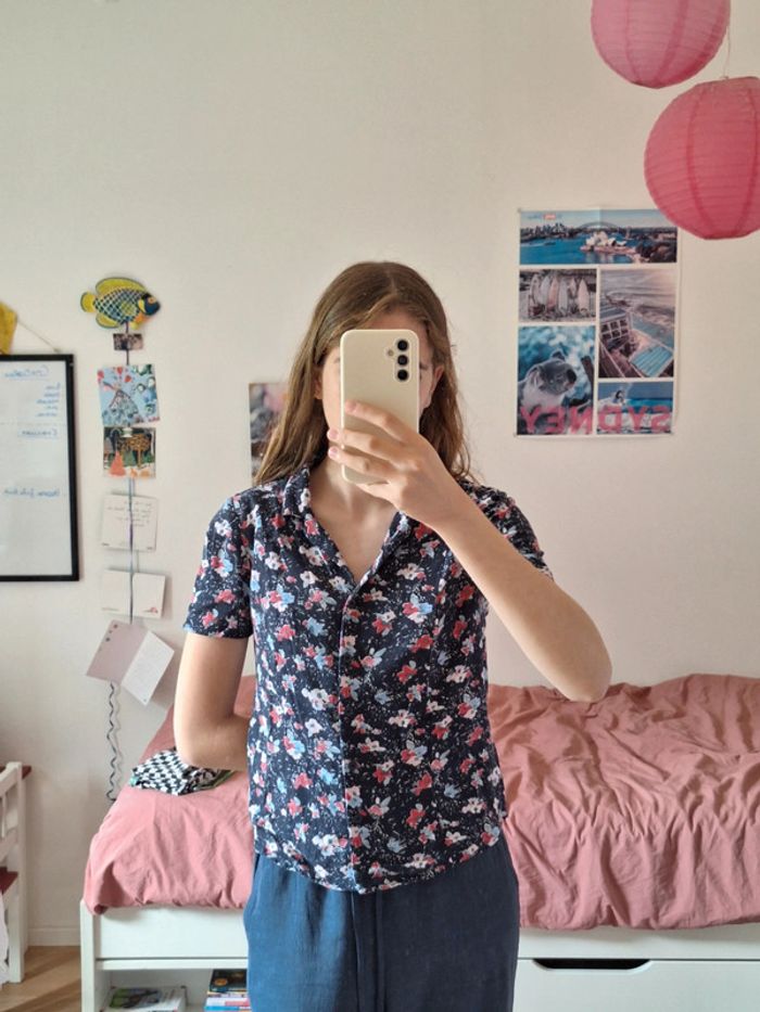 Chemise edc esprit manche courte femme M 38