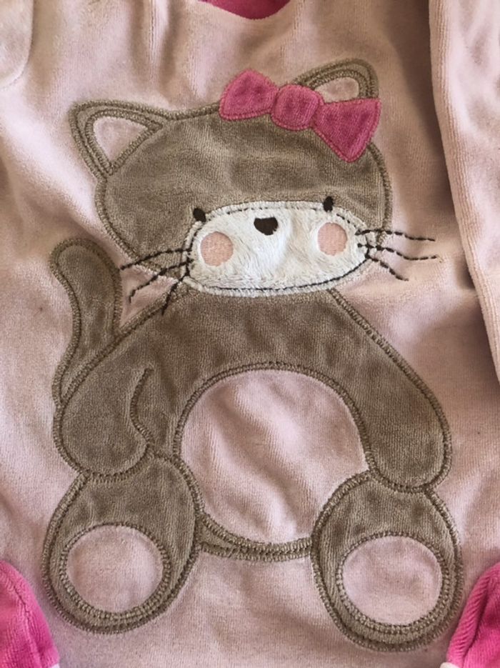 Mignon Pyjama velours 6 mois fille - photo numéro 2