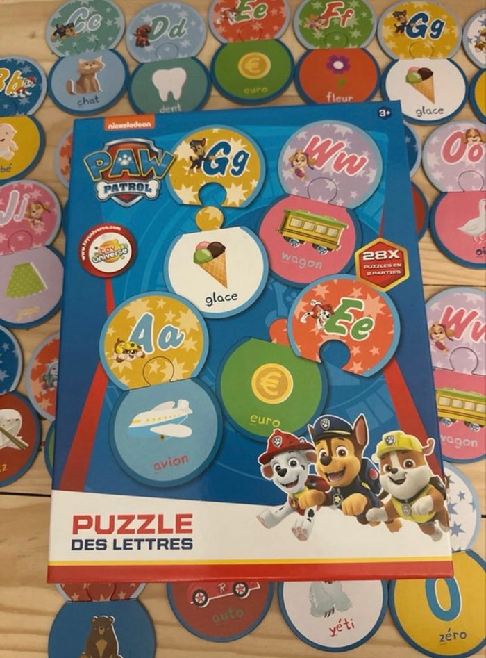 Puzzles des lettres pat patrouille - photo numéro 2
