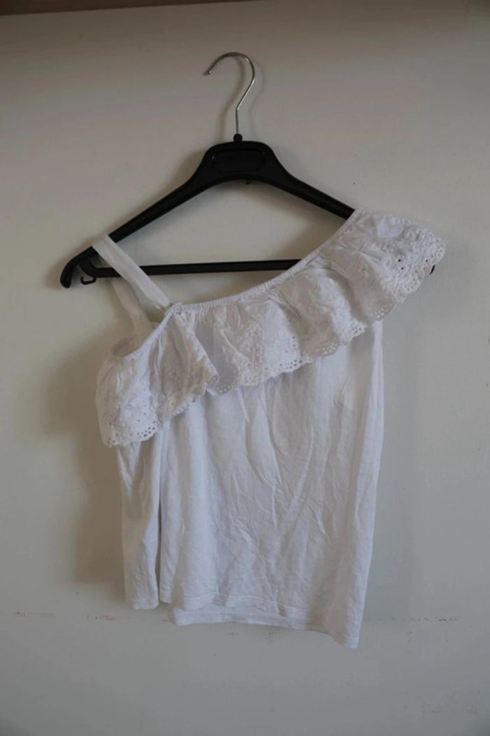 C55 top blanc H&M 12-14 ans - photo numéro 2