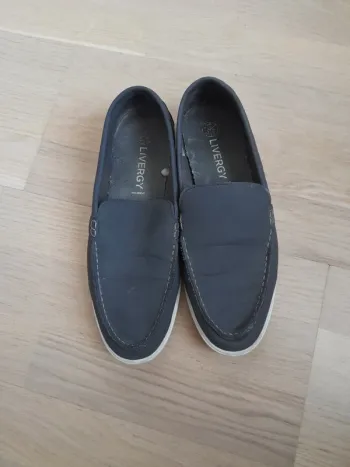  mocassins Livergy gris. Confortables et intemporels