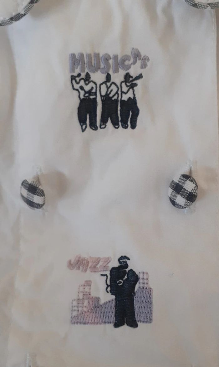 Joli chemisier "jazz" vintage fillette. 6 ans. - photo numéro 3