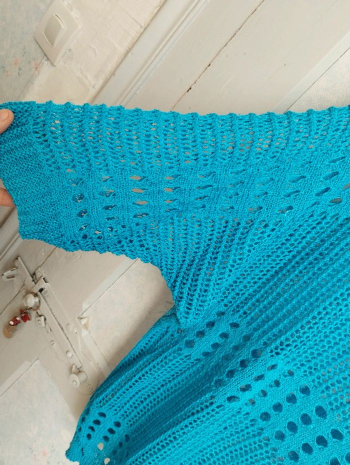 Haut ajouré en maille taille 46 48 - photo numéro 4