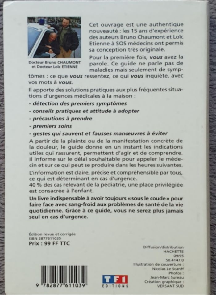 "Le Guide des Urgences à la Maison" / Hachette Pratique - photo numéro 2