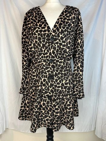 Robe léopard girafe - Zara