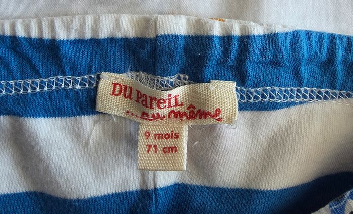 6 vêtements 9 mois garcon DPAM Gémo La Redoute - photo numéro 7
