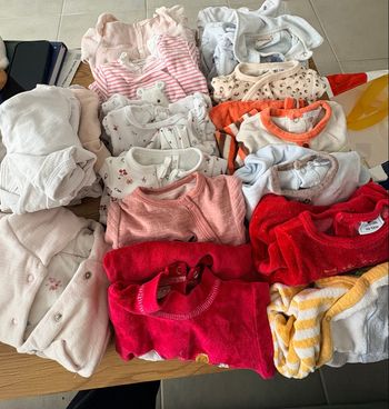Lot pyjamas bébé fille