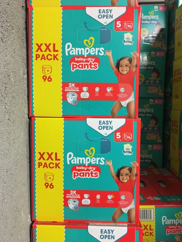 Xxl pack couches Pampers baby dry pants taille 5