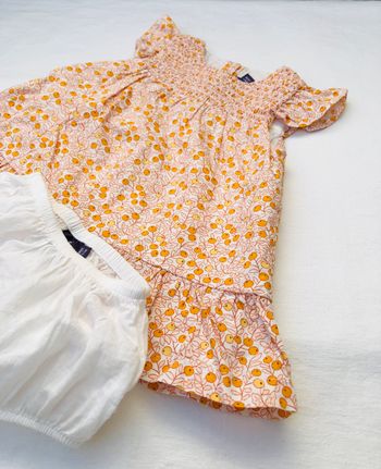Robe + bloomer Sergent Major 3 mois