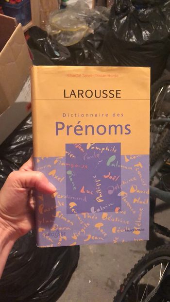 Larousse - dictionnaire des prénoms