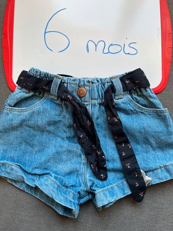 Short en jean Kiabi 6 mois