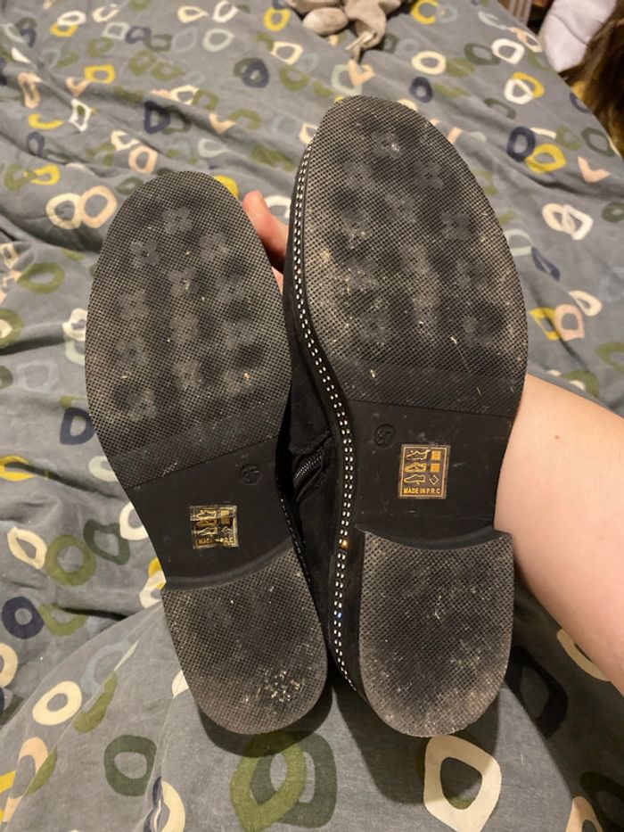 Botte brillante velours - photo numéro 2