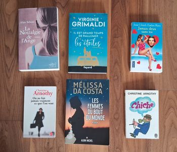 Lot 6 romans -  Virginie Grimaldi- Mélissa Da Costa 