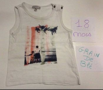 Débardeur Grain de blé blanc