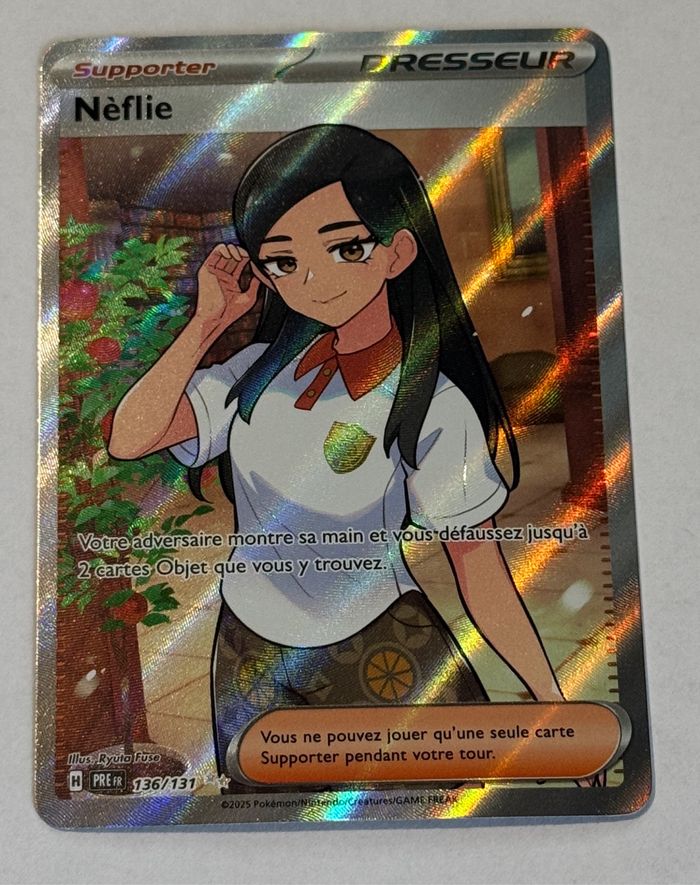 Carte Pokémon Nèflie 136/131 évolution prismatique neuf