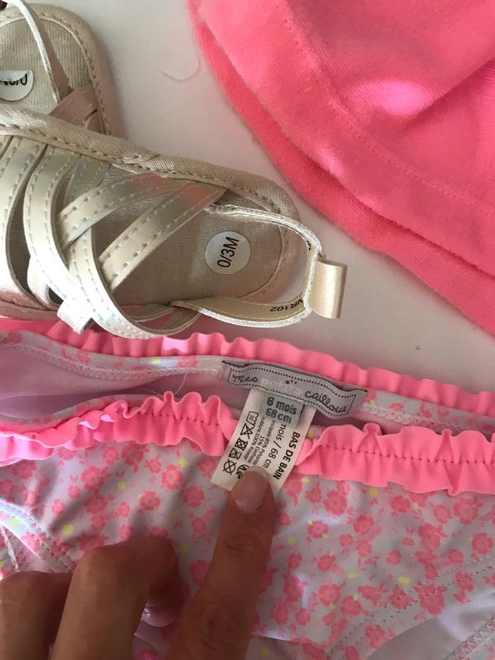 Maillot de bain 6 mois bébé fille - photo numéro 2