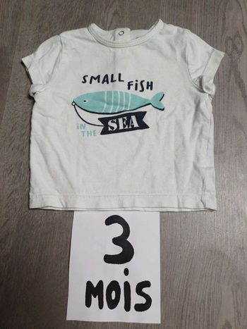 Maillot t-shirt 3mois
