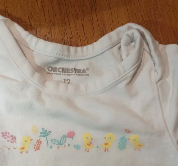 Lot de 2 body Orchestra taille 1 an en très bon état - photo numéro 3