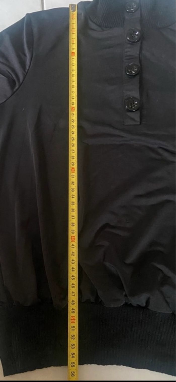 Pull fin »Sinéquanone »noir - photo numéro 6