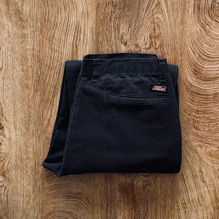 Pantalon cargo large/baggy noir Dickies Genuine pour homme, taille W 36 (46 taille française)