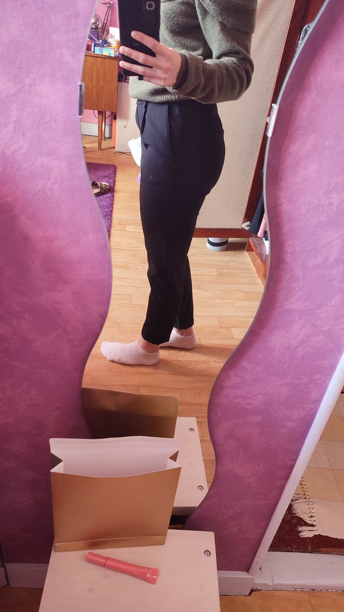 Pantalon cigarette noir taille 36 - photo numéro 3