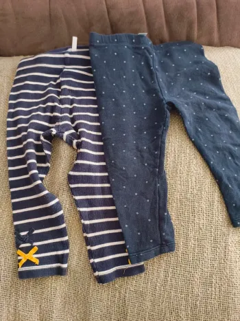 Lot de leggings fille 18 mois excellent état