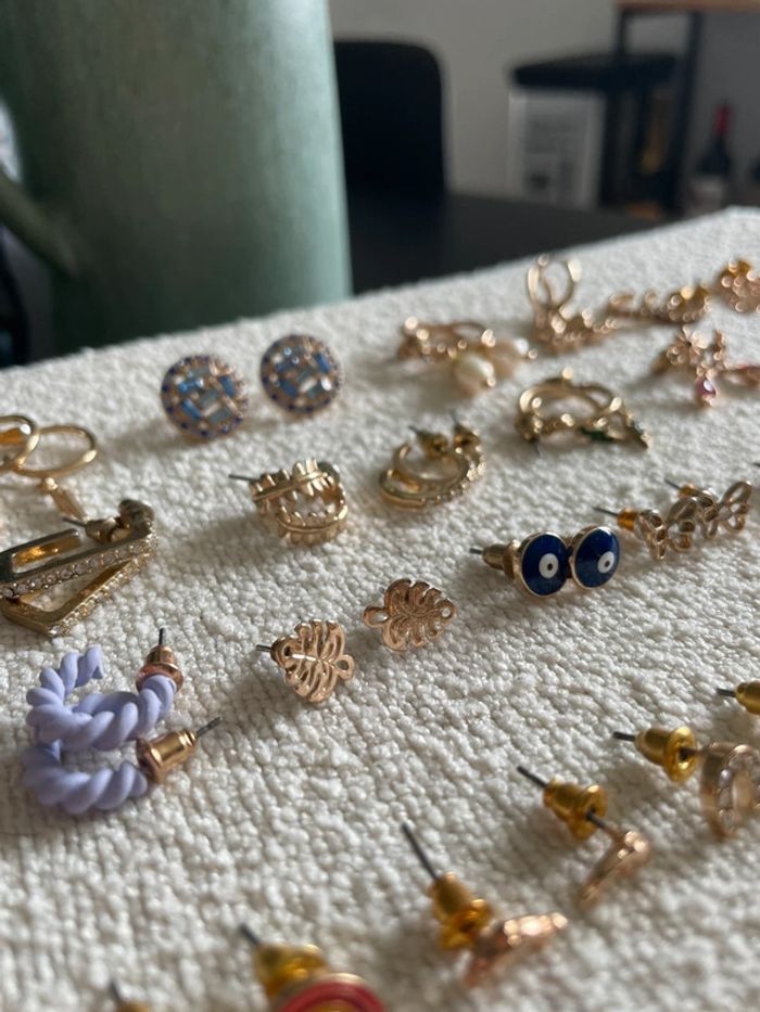 Lot 26 paires boucles d’oreilles - photo numéro 4