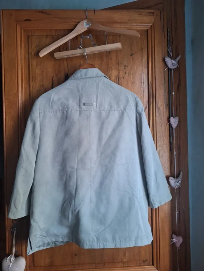 Veste vintage vert pastel chic - photo numéro 12