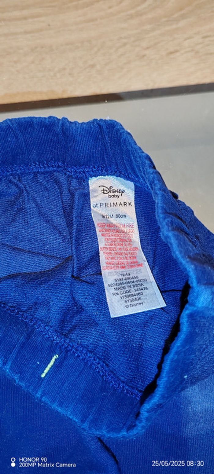 Pantalon bleu Dumbo 9-12 mois - photo numéro 3