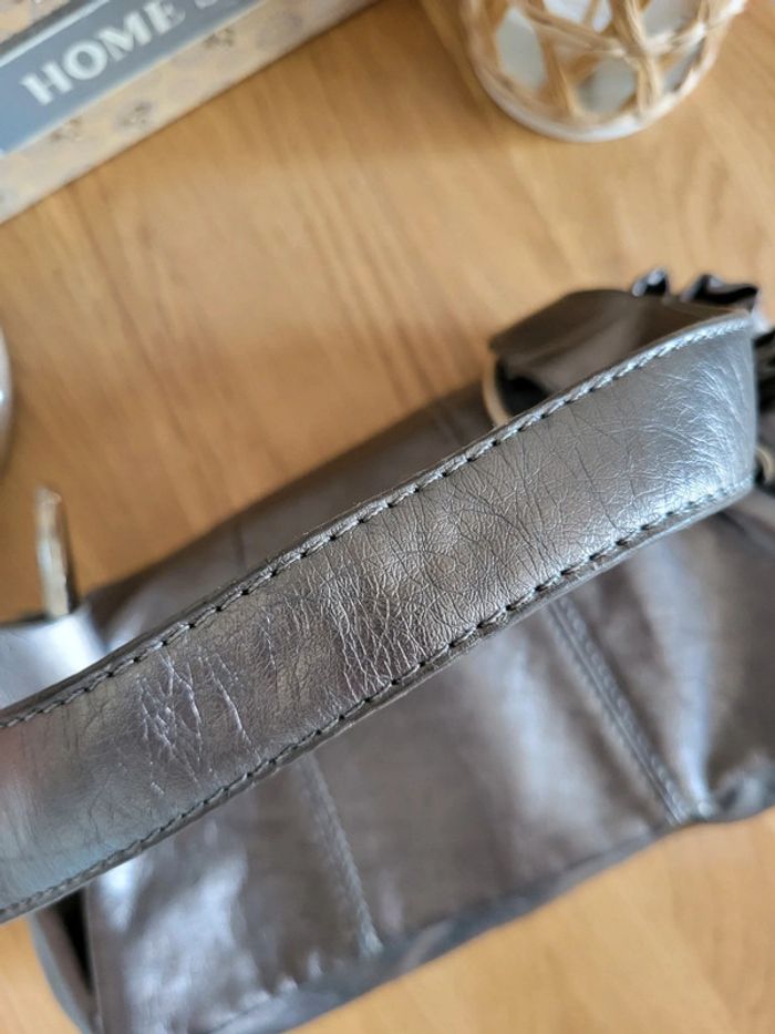 Sac à main Ravel – simili cuir bronze métallisé - photo numéro 12