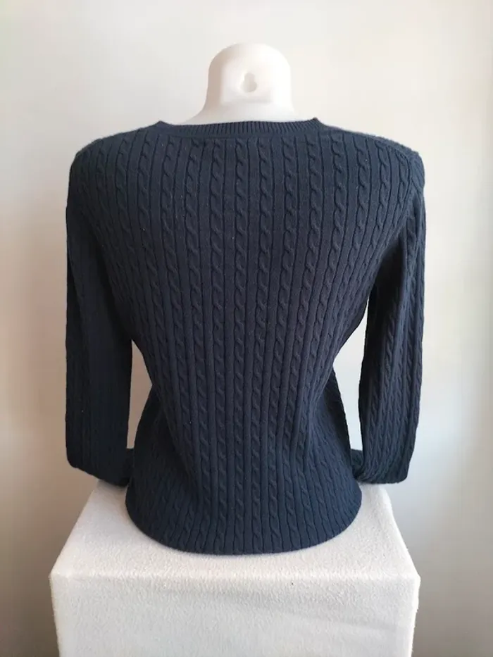 Pull Femmes Torsadés 100% Coton - Tommy Hilfiger - Taille M - photo numéro 5