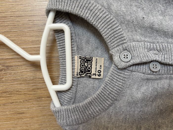 pull gris - photo numéro 3