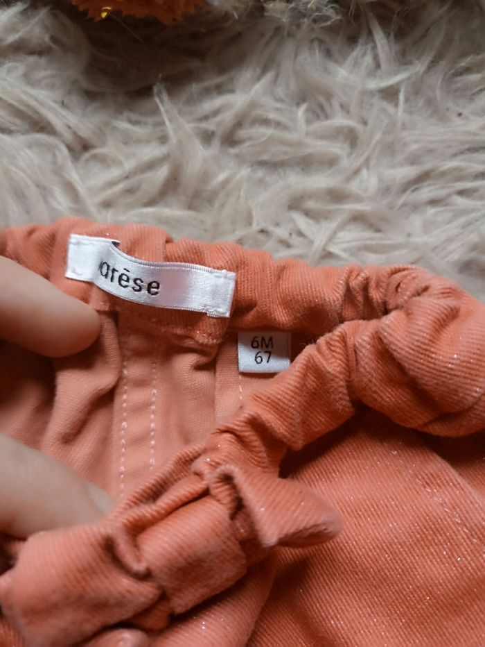 Jean corail légères paillettes - photo numéro 3